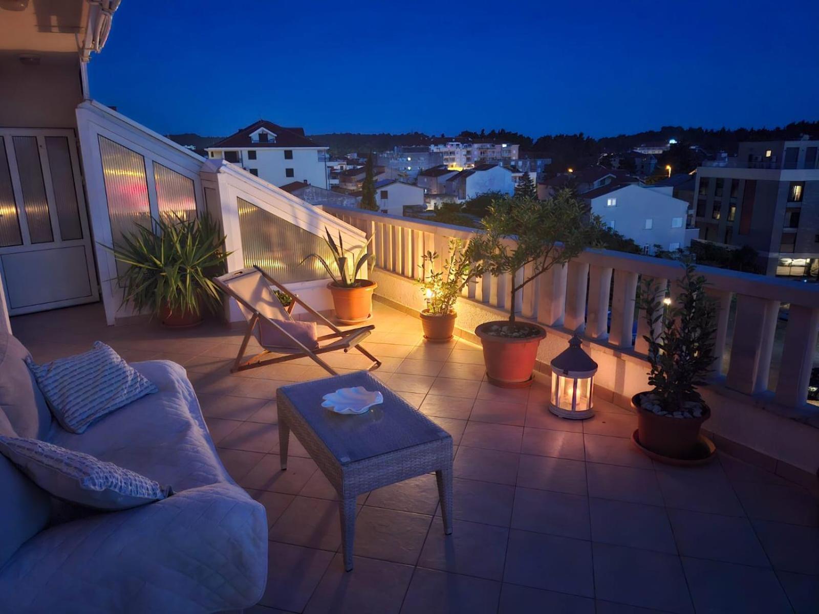 Apartmán Happy Basset Terrace Makarská Exteriér fotografie