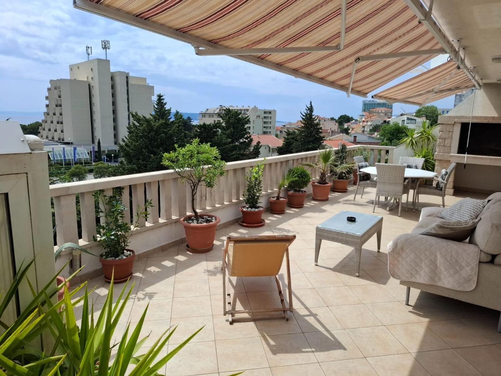 Apartmán Happy Basset Terrace Makarská Exteriér fotografie